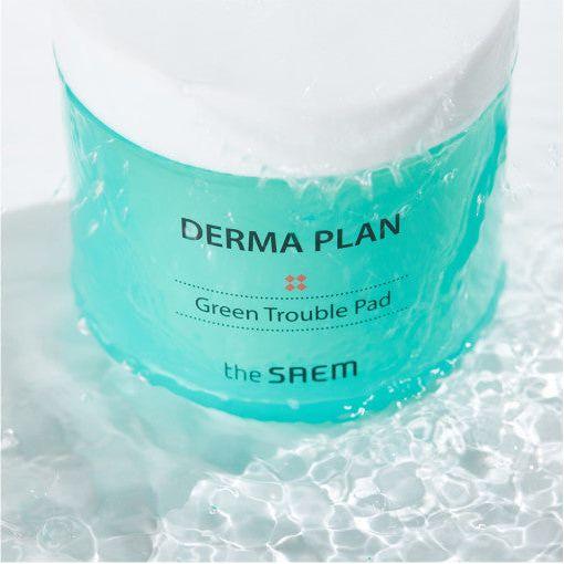 The SAEM Derma Plan Green Trouble Pad 145ml(70ea) - Glam Global UK