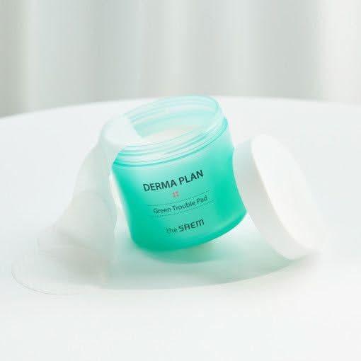 The SAEM Derma Plan Green Trouble Pad 145ml(70ea) - Glam Global UKThe SAEM