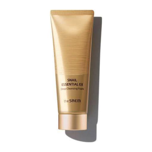 The SAEM Snail Essential EX Deep Cleansing Foam 150g | Purifying & Refreshing Care - Glam Global UKThe SAEM