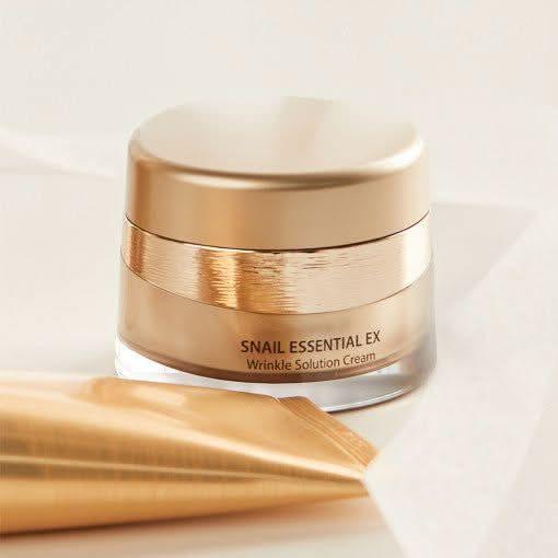 The SAEM Snail Essential EX Wrinkle Solution Cream - 50ml | Intensive Anti - Wrinkle & Firming Care - Glam Global UKThe SAEM