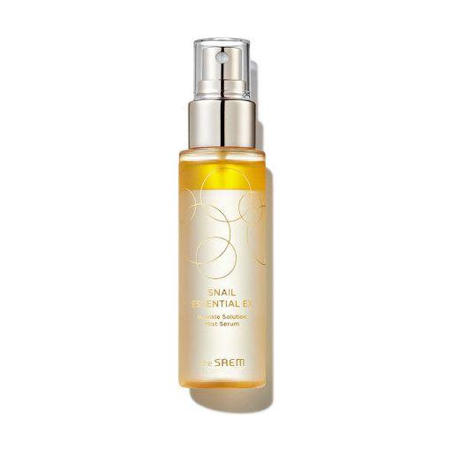 the SAEM Snail Essential EX Wrinkle Solution Mist Serum 75ml - Glam Global UK