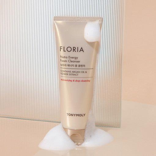 TONYMOLY FLORIA Nutra Energy Foam Cleanser 150ml - Glam Global UK