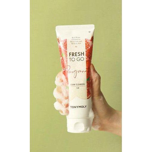 TONYMOLY Fresh To Go Pomegranate Foam Cleanser 170ml - Glam Global UK