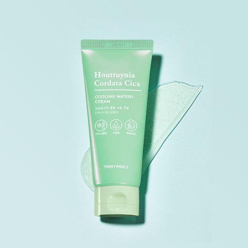 TONYMOLY Houttuynia Cordata Cica Cooling Watery Cream 90ml - Glam Global UK