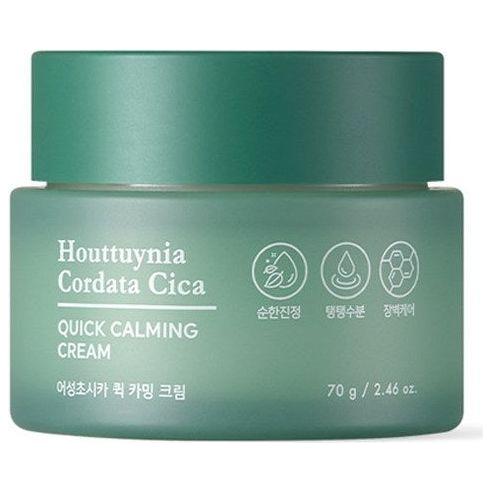 TONYMOLY Houttuynia Cordata Cica Quick Calming Cream 70g - Glam Global UK