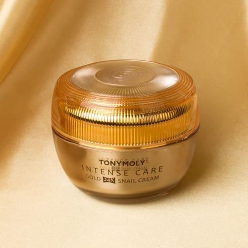 TONYMOLY Intense Care Gold 24K Snail Cream - 45ml | Hydration, Repair & Anti - Aging - Glam Global UKTONYMOLY