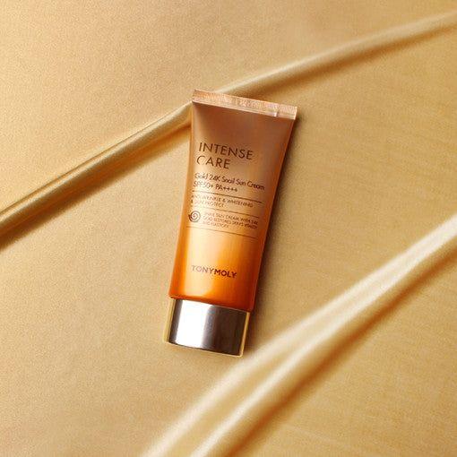 TONYMOLY Intense Care Gold 24K Snail Sun Cream 50ml SPF50+ PA++++ - Glam Global UKTONYMOLY