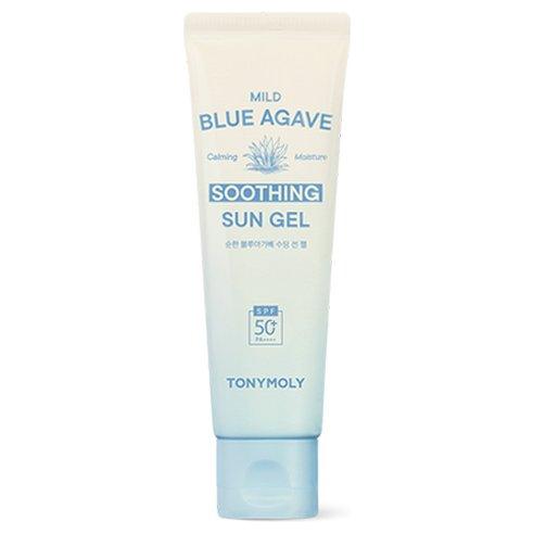 TONYMOLY Mild Blue Agave Soothing Sun Gel 50ml SPF50+ PA++++ - Glam Global UK