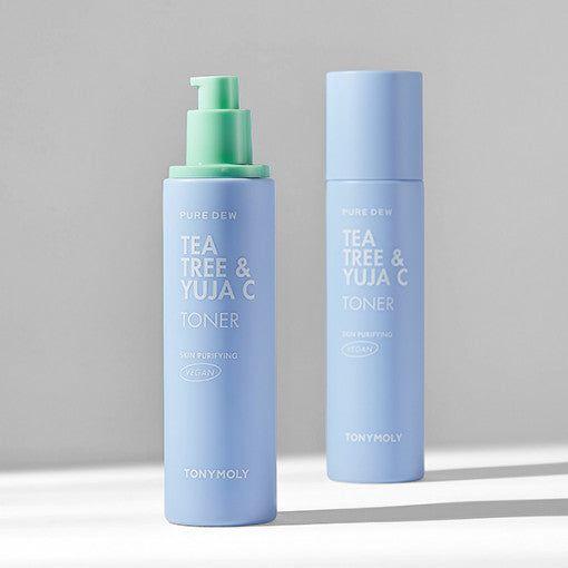 TONYMOLY Pure Dew Tea Tree & Yuja C Toner 150ml - Glam Global UKTONYMOLY