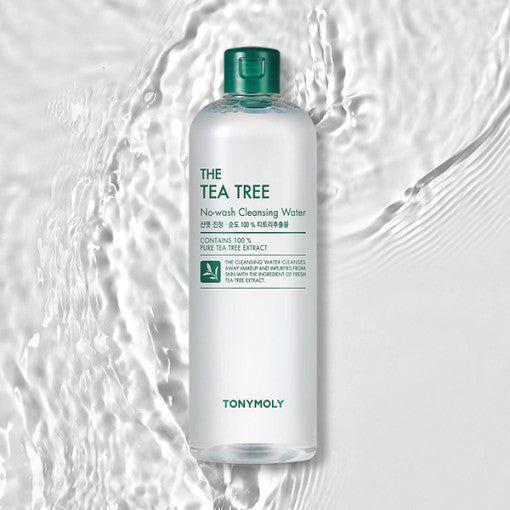 TONYMOLY THE TEA TREE No - wash Cleansing Water 500ml - Glam Global UK