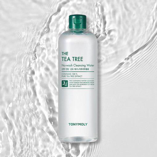 TONYMOLY THE TEA TREE No - wash Cleansing Water 500ml - Glam Global UKTONYMOLY