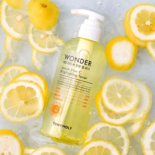 TONYMOLY Wonder Lemon Vita C Brightening Toner 300ml - Glam Global UKTONYMOLY