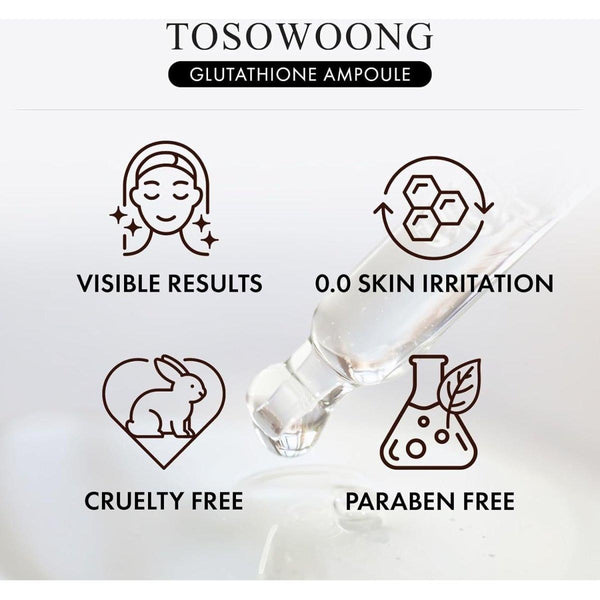 TOSOWOONG Glutathione Ampoule 1.01 fl oz - 30 ml - Glam Global UKTOSOWOONG