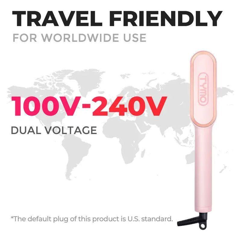 TYMO RING Pink - Ultimate Hair Straightener Comb - Glam Global UKTymo