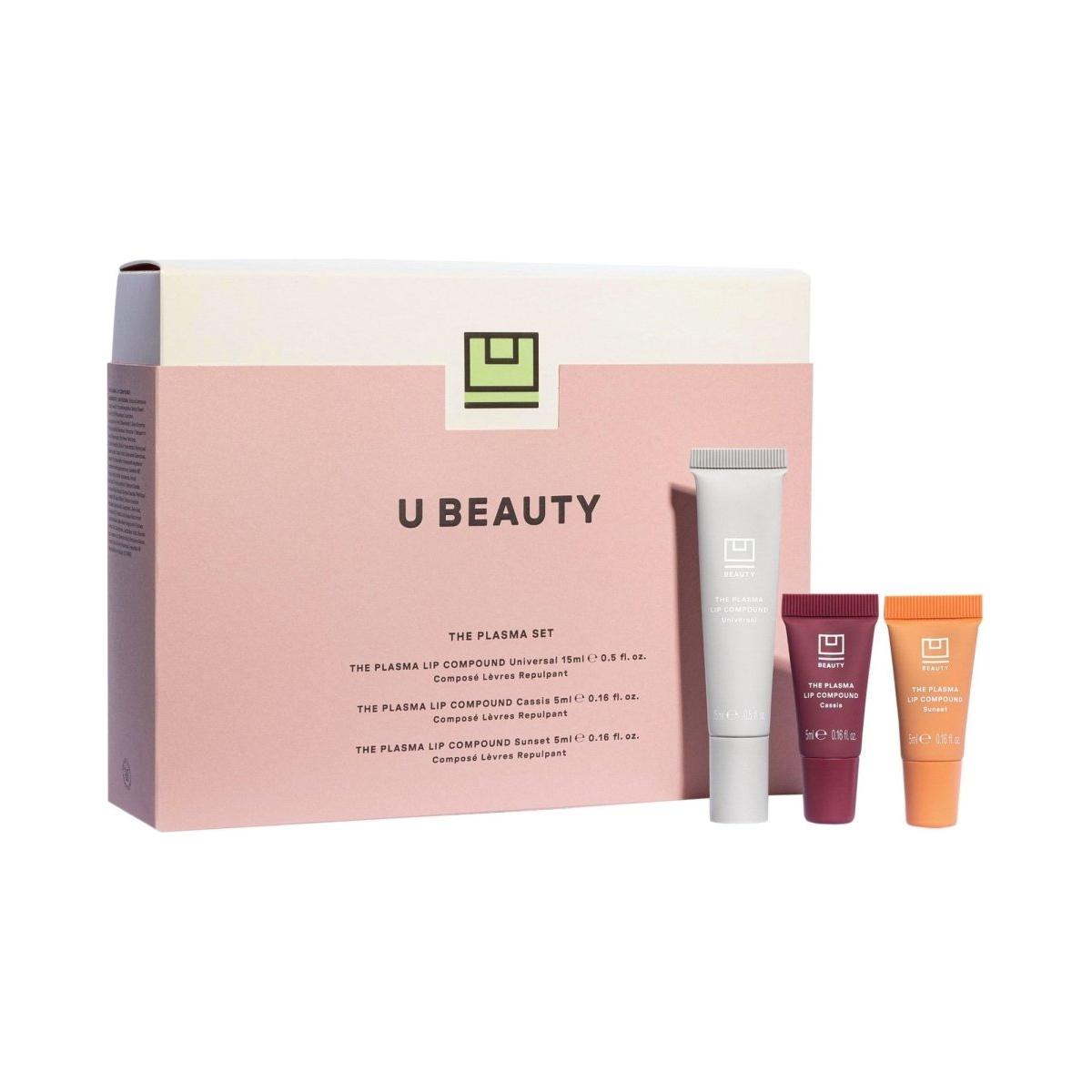 U Beauty The Plasma Set (Limited Edition) | Lip Plumping Trio in Universal, Cassis, and Sunset - Glam Global UK