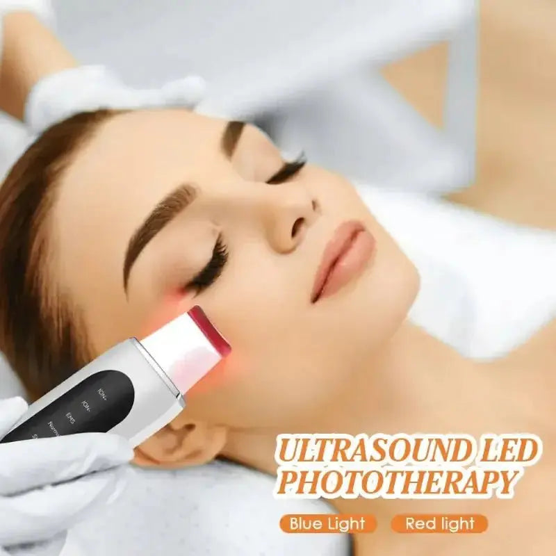 Ultrasonic Face Skin Scrubber - Glam Global UK