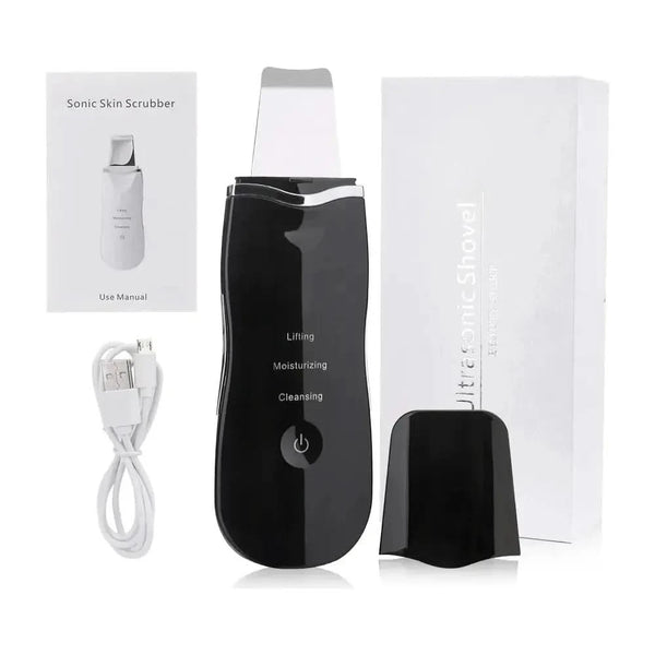 Ultrasonic Face Skin Scrubber – Your At - Home Skincare Revolution - Glam Global UKGlam Global UK