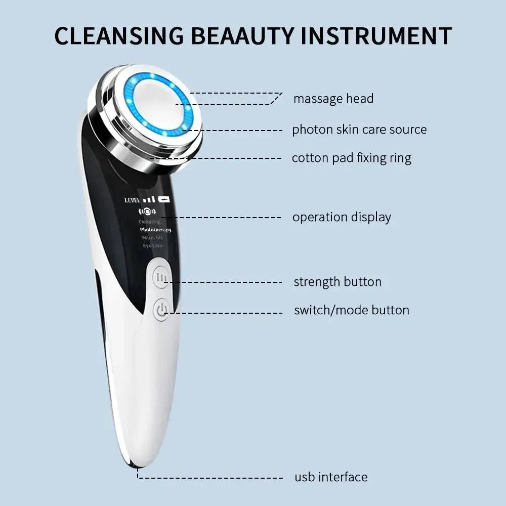 Ultrasonic Skin Scrubber - Glam Global UK