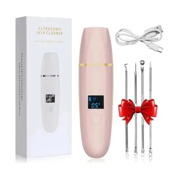 Ultrasonic Skin Scrubber: Professional Facial Cleansing Device - Glam Global UKGlam Global UK