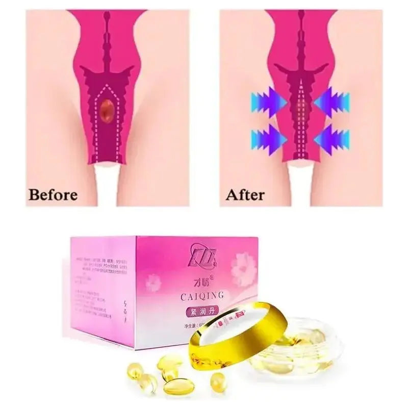 Vaginal Tightening Capsules | Rejuvenating & Moisturizing Formula (10 Capsules) - Glam Global UK