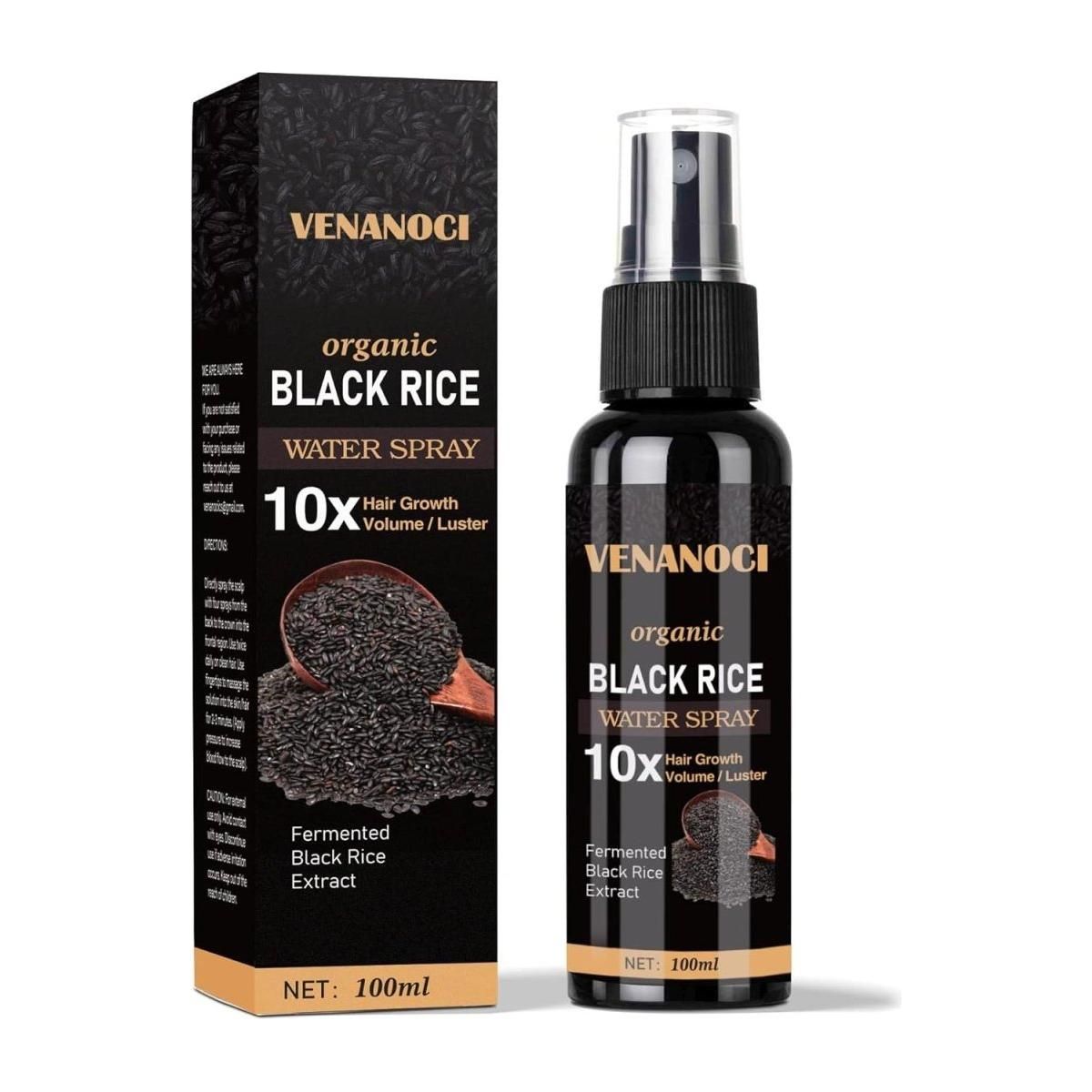 Venanoci Organic Black Rice 10x Hair Growth - 100ml - Glam Global UK