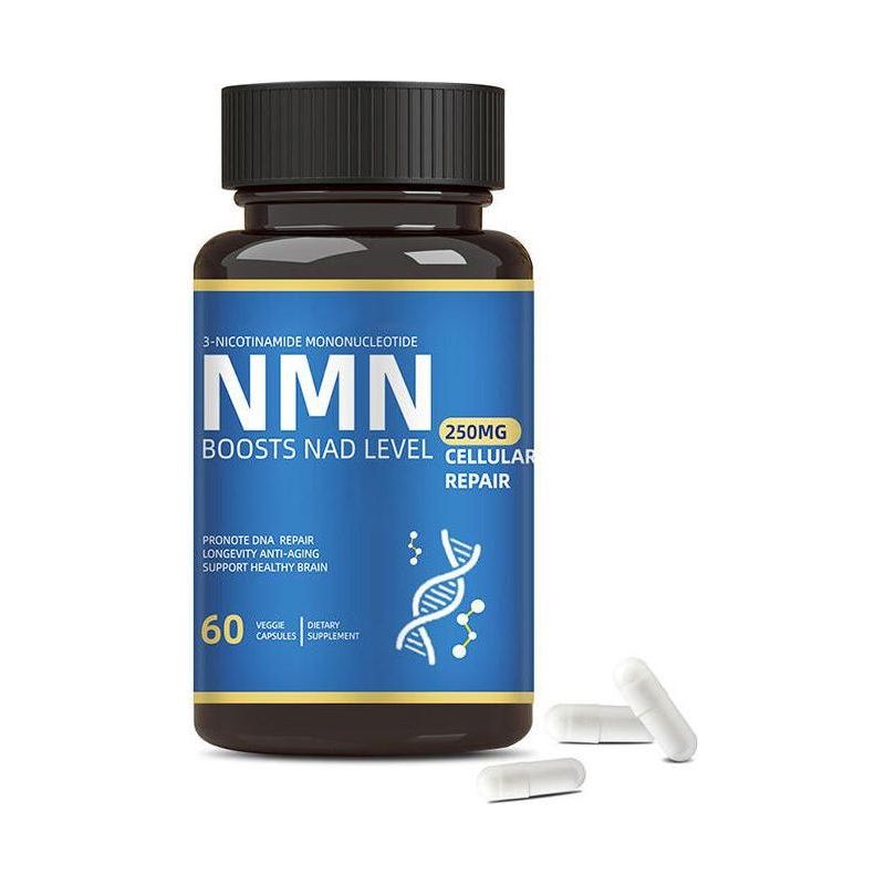 VGD NMN Anti - Aging Capsules with Resveratrol and Nicotinamide Mononucleotide - 60 Capsules - Glam Global UK