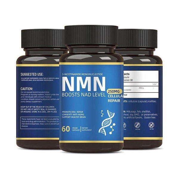 VGD NMN Anti - Aging Capsules with Resveratrol and Nicotinamide Mononucleotide - 60 Capsules - Glam Global UKVGD