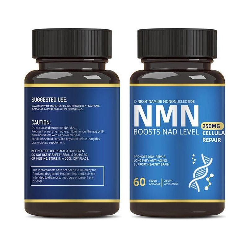 VGD NMN Anti - Aging Capsules with Resveratrol and Nicotinamide Mononucleotide - 60 Capsules - Glam Global UK