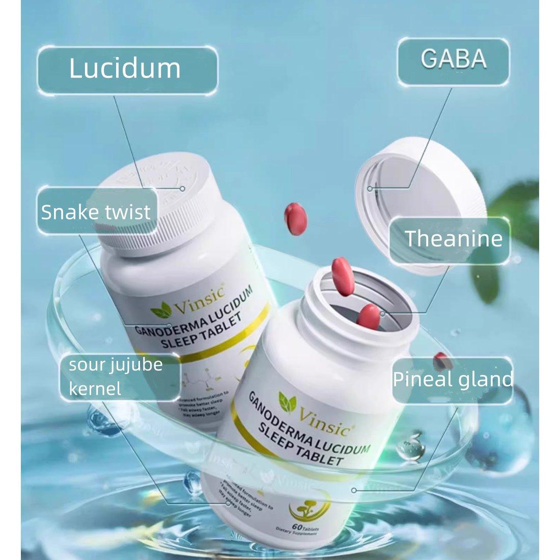 VINSIC Ganoderma Lucidum Sleep Tablet - Glam Global UK