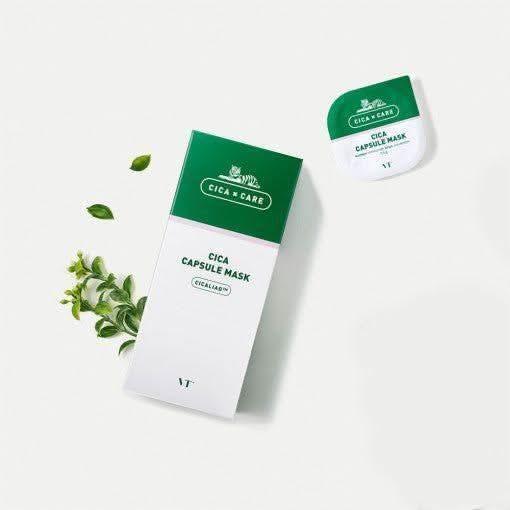 VT Cica Capsule Mask Set - 7.5ml x 10pcs | Deep Cleansing & Soothing Care - Glam Global UKVT