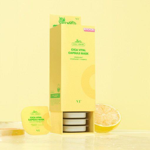 VT Cica Vital Capsule Mask Set (7.5g x 10EA) - Glam Global UK