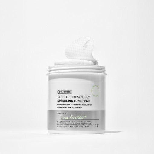 VT Reedle Shot Synergy Sparkling Toner Pad 80ea / 200ml - Glam Global UKVT