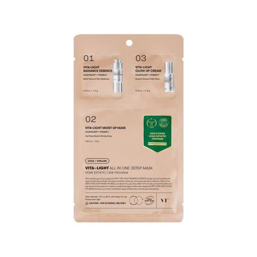 VT Vita - Light All In One 3step Mask 1.5g+24g+1.5g - Glam Global UK