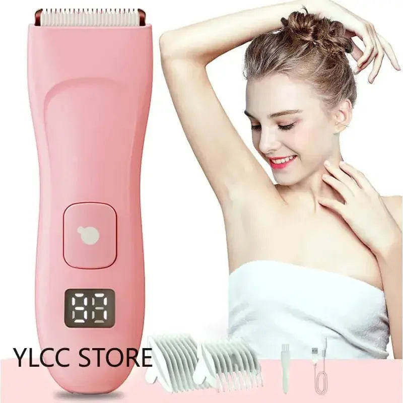 Waterproof Electric Hair Removal Shaver - Glam Global UK