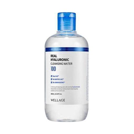 WELLAGE Real Hyaluronic Cleansing Water 400ml - Glam Global UKWELLAGE