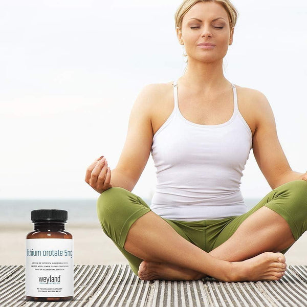 Weyland Brain Lithium Orotate - 5Mg of Elemental Lithium per Vegetarian Capsule (60 Count) - Glam Global UKWeyland Brain