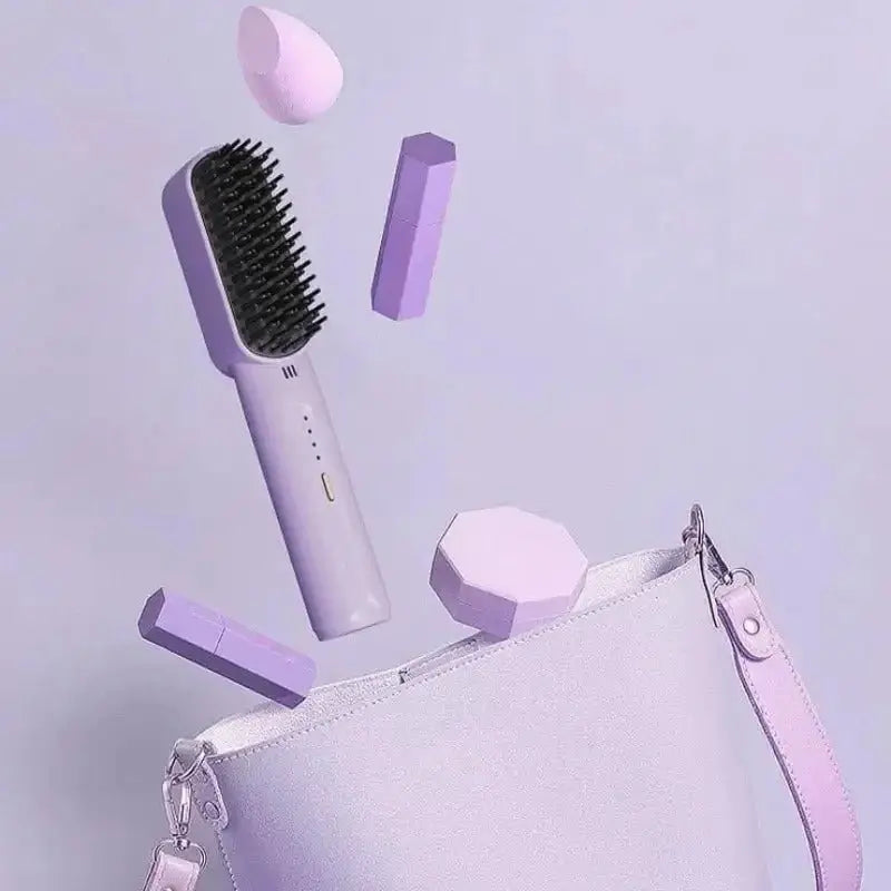 Wireless Hair Straightener Comb - Glam Global UK