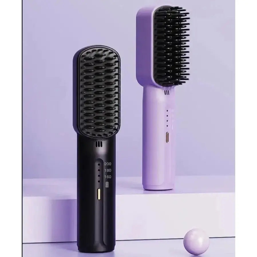 Wireless Hair Straightener Comb - Glam Global UK