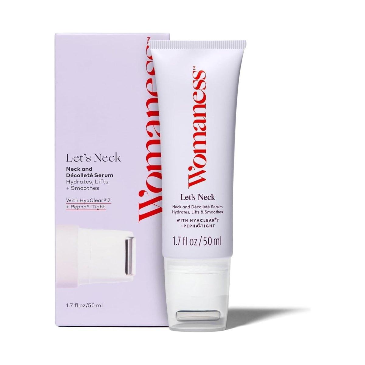 Womaness Let's Neck Firming and Tightening Neck Serum - 50ml - Glam Global UK