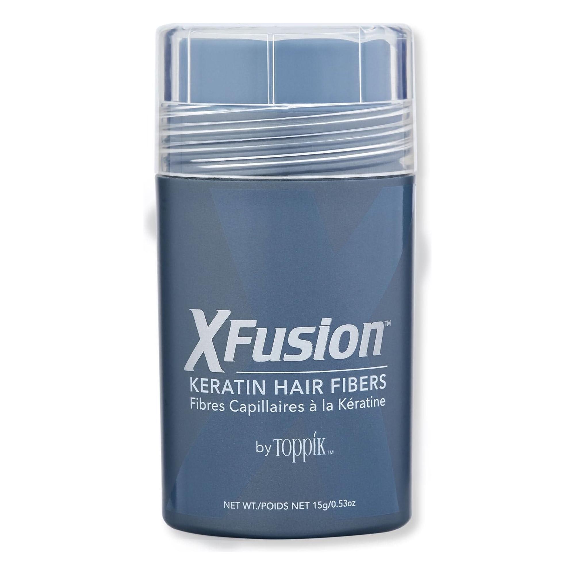 XFusion Keratin Hair Fibers – Light Blonde 15g | Instantly Fuller Hair for Fine or Thinning Light Blonde Hair