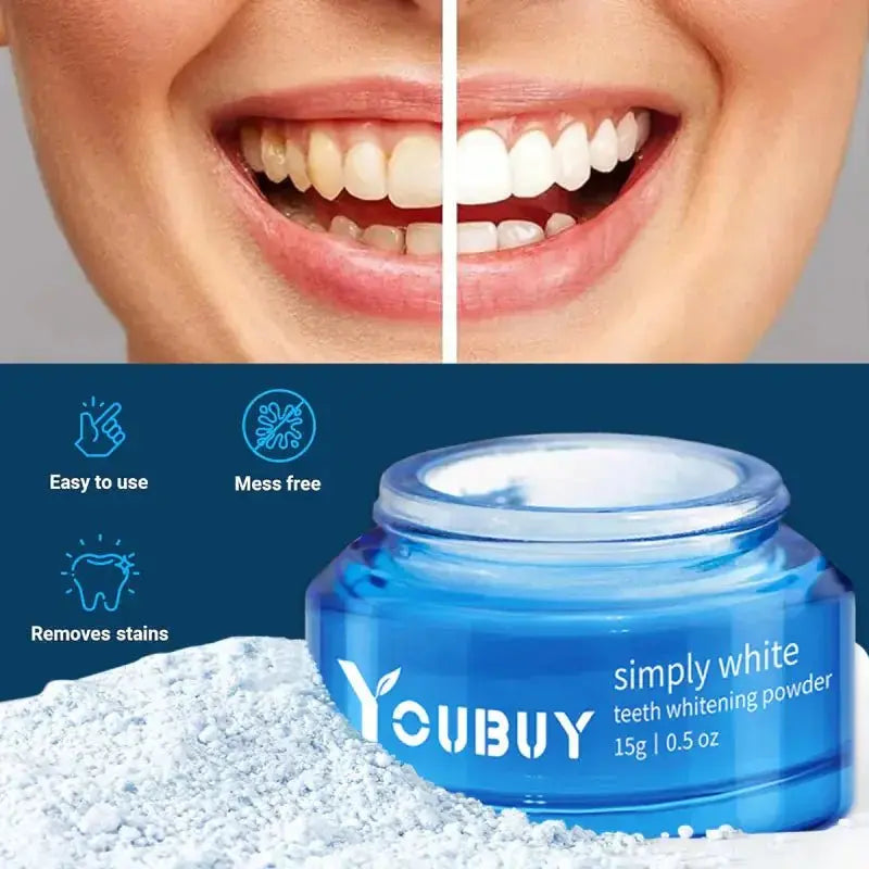 YOUBUY Teeth Whitening Powder - Glam Global UK