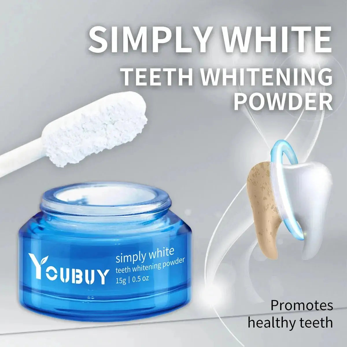 YOUBUY Teeth Whitening Powder - Glam Global UK