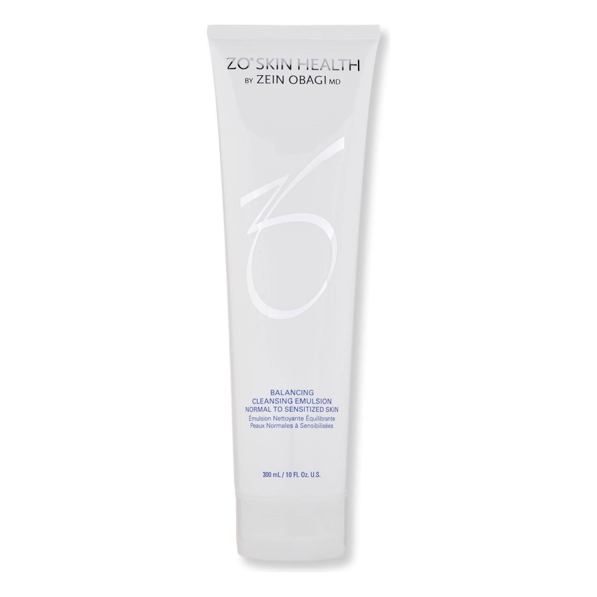 ZO Skin Health Balancing Cleansing Emulsion – 300ml | Soothing Gel-to-Milk Cleanser for Sensitive Skin