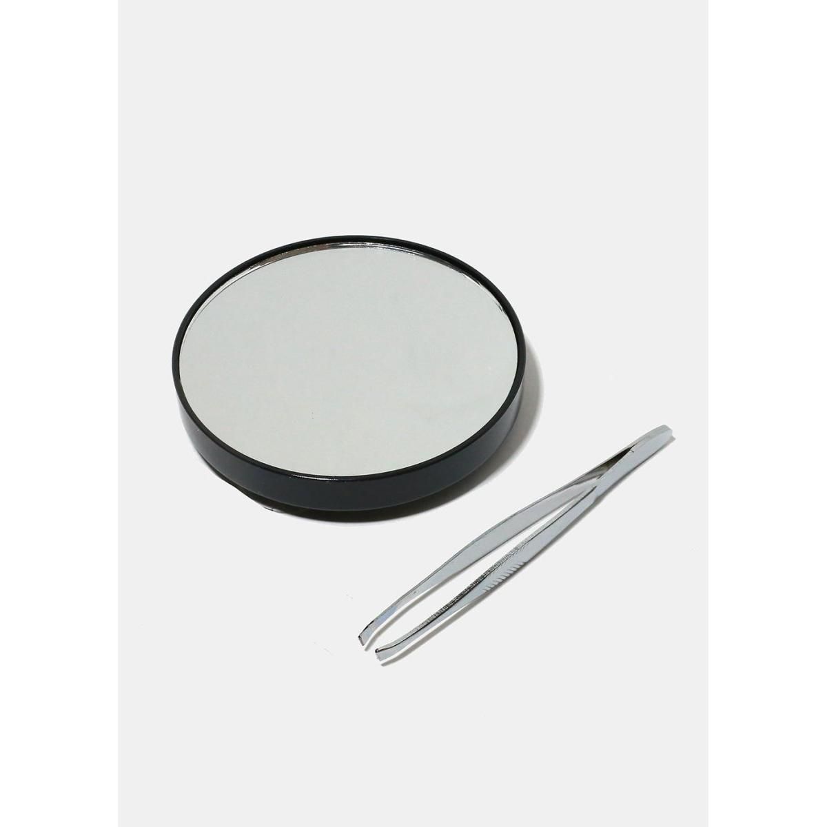 5X Magnifying Mirror & Tweezer - Glam Global UK