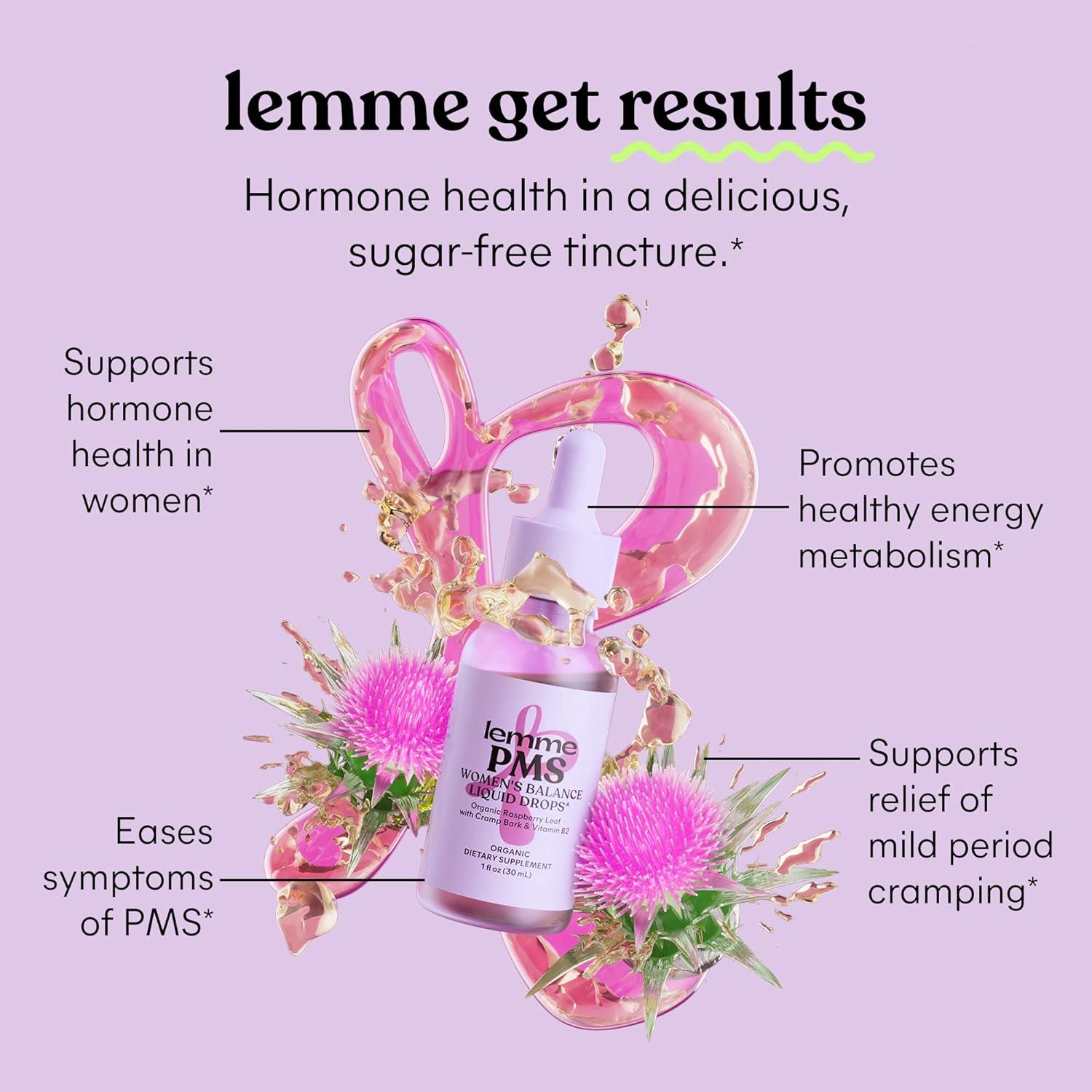 Lemme PMS  Women's Balance  Liquid Drops, PMS & Mild Period Cramping Relief - 30ml
