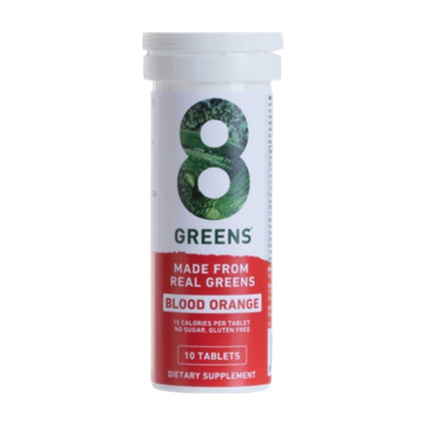 8Greens Effervescent Tablets - Blood Orange | Delicious Daily Greens - 10 Count - Glam Global UK8Greens