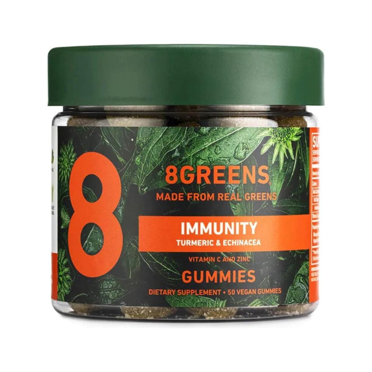 8Greens Immunity Gummies Citrus - 50 Count - Glam Global UK