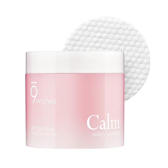 9wishes pH Calm Cica Toner Pad 70 sheet - Glam Global UK