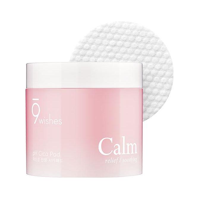 9wishes pH Calm Cica Toner Pad 70 sheet - Glam Global UK