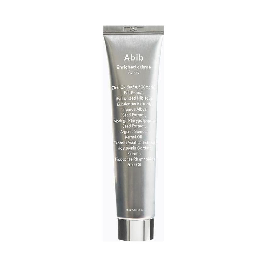 Abib Enriched Crème Zinc Tube 70ml - Glam Global UK